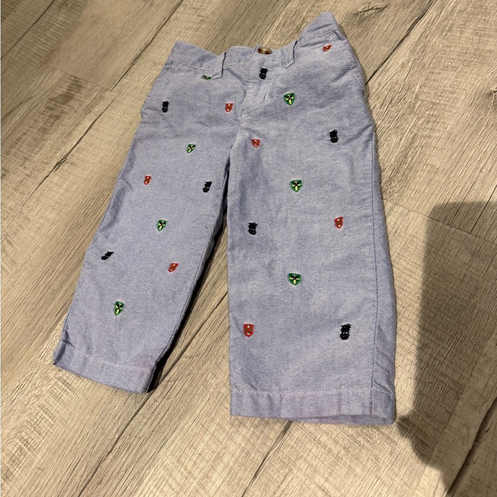 Polo by Ralph Lauren Size 12m Pants with Embroidery